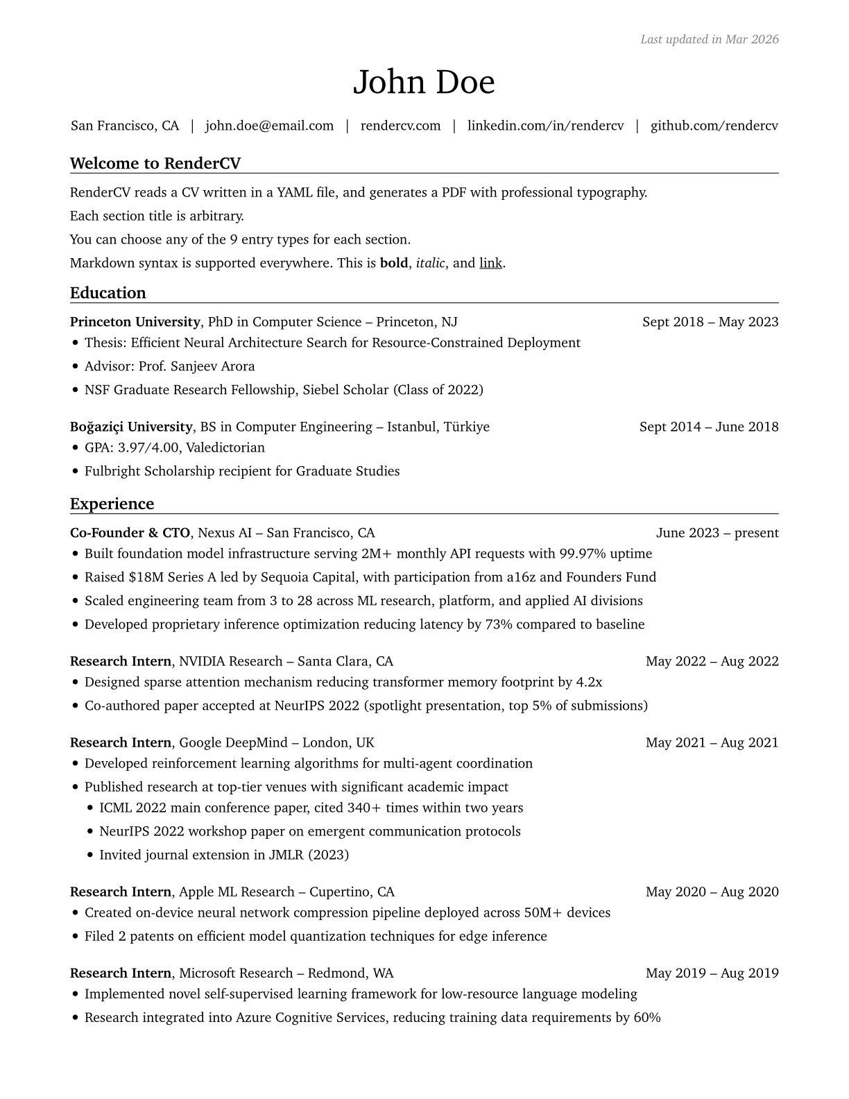 Engineering Resumes theme